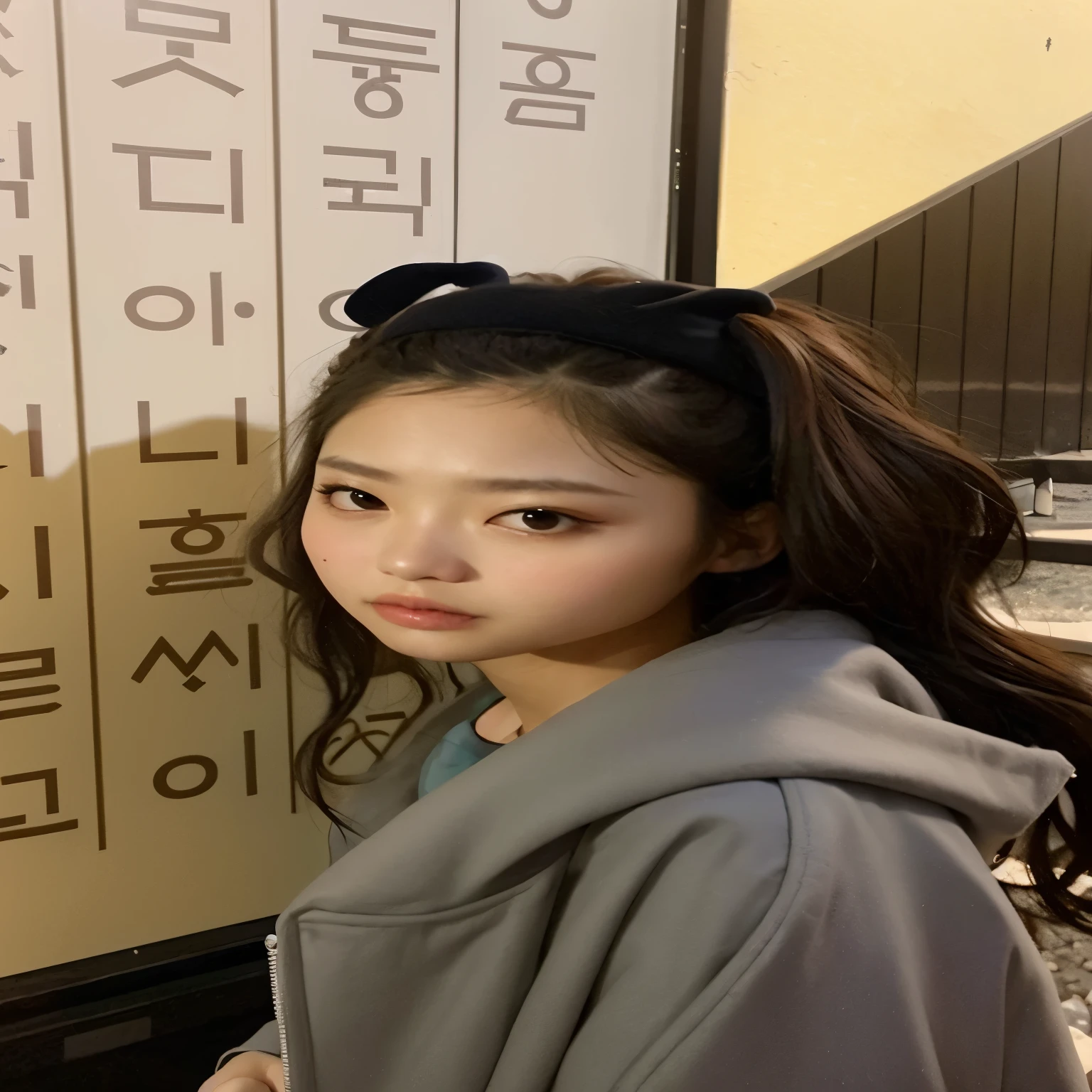 puffy Asian woman in a gray coat in front of a wall, jennie blackpink, tzuyu de duas vezes, parque roseanne de blackpink, jossi do blackpink, portrait of jossi do blackpink, Jisoo do Blackpink, heonhwa choe, adorable and pale korean face, jaeyeon nam, young lovely korean face, estacionar a partir de-min, taejune kim