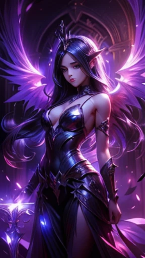 (Obra de arte), (altamente qualidade), (altamente detalhado), fechar-se, uma mulher com chifres e uma espada em frente a uma fogueira, arte sexy em estilo de fantasia sombria, detalhada fantasia arte sexy, demon anime girl, Vilania tem asas de anjo escuro, Epic and sexy HD fantasy art style, arte de fantasia sombria, sexy angel knight gothic girl, epic fantasy art style, por Yang J, Raven-winged female vampire, cute succubus, beautiful and elegant demon queen, arte de fantasia anime