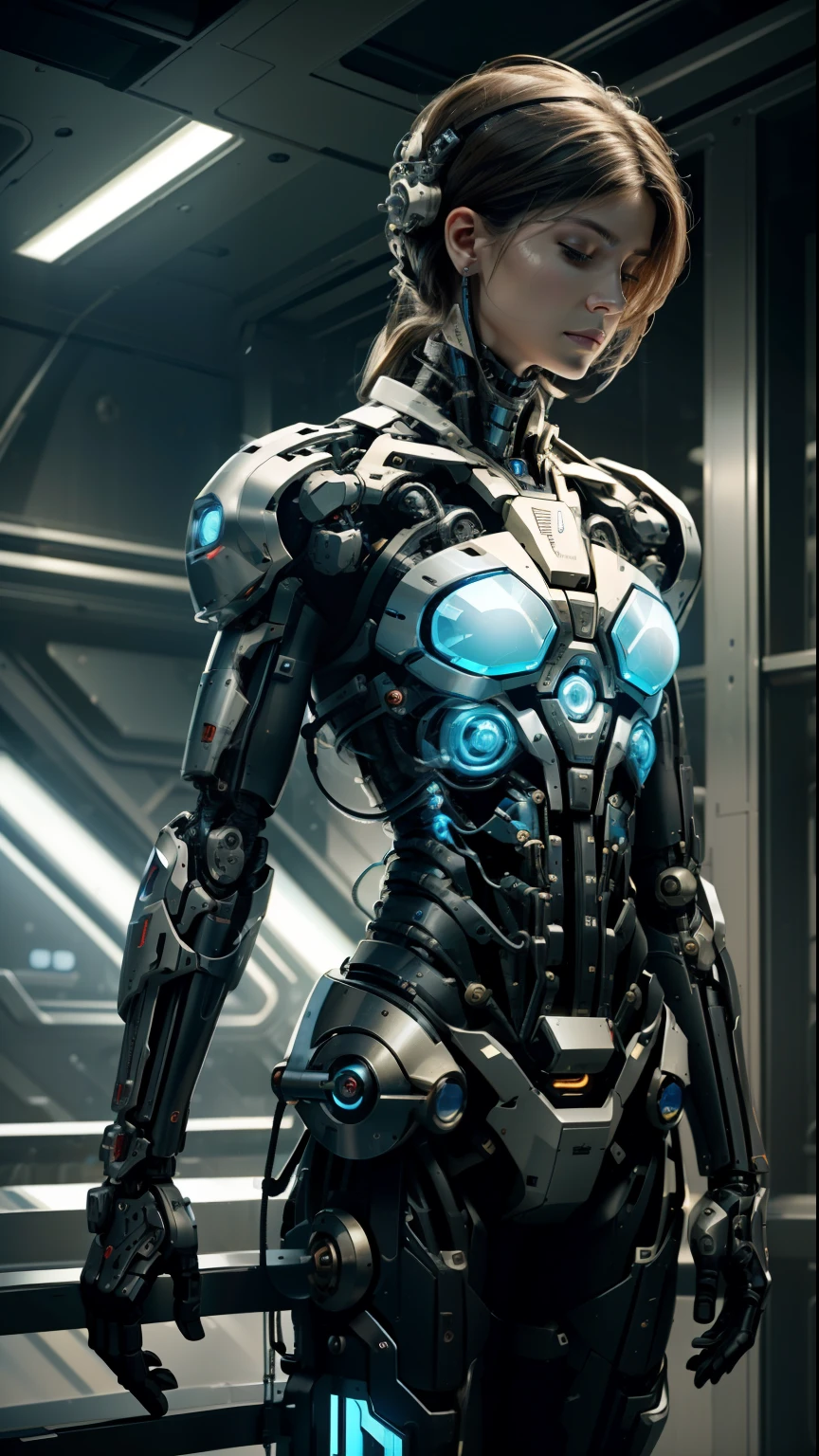 ((Better quality)), ((masterpiece)), (highly detailed:1.3),reelmech,In a future where technology has reached new frontiers, an innovative innovation known as 'Real Mechanical Parts' has emerged. This revolutionary LoRa (Low Orbit Remote Access) technology enables the seamless integration of cybernetic and robotic enhancements into a human model, resulting in surprisingly detailed and realistic images that blur the boundaries between man and machine. Enter a world where the line between organic and synthetic beings becomes increasingly indistinguishable. "Real Mechanical Parts" technology enables individuals to transcend their biological limitations and embrace a new era of enhanced capabilities. Whether it's the precision and strength of robotic limbs, the computational power of cybernetic implants, or the sensory enhancements that bridge the gap between humans and machines, these mechanical augmentations offer unprecedented possibilities. As society grapples with the ethical implications and social impact of this innovative technology, a multitude of stories unfold. The narrative delves into the personal journeys of those who choose to transformation, exploring their motivations, aspirations, and the profound consequences of merging with technology. The images produced through 'Real Mechanical Parts' capture the intricate details and nuances of these cybernetic enhancements, depicting a fusion of human and machine that challenges traditional notions of identity and existence. In addition to personal stories, larger themes emerge within this world. Questions arise about the accessibility and accessibility of this transformative technology, the divide between those who embrace augmentation and those who remain purely human, and the ever-present debate about the ethical limits of human-machine integration. The society portrayed in this world deals with the profound implications of "Real Mechanical Parts" as it reshapes