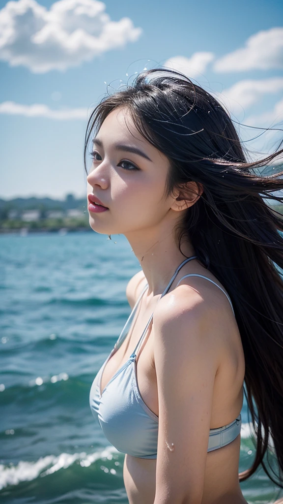 masterpiece、Not artificial、supernatural、High resolution、Light of the sun、Photos taken by a professional photographer、Swimsuit Beauty