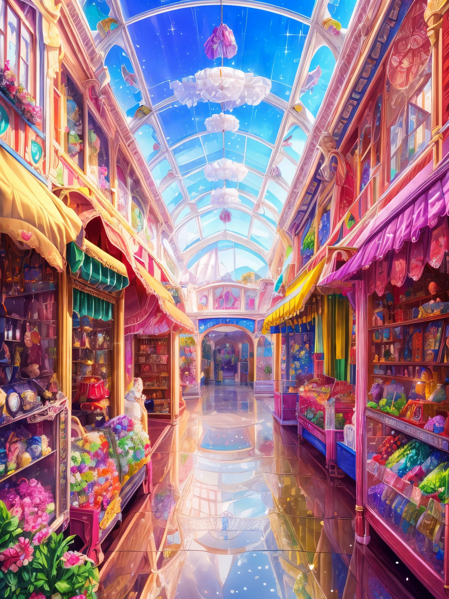 (Best Quality, 4k, 8k, High Resolution, Masterpiece: 1.2), Super Detailed, (Realistic, Photorealistic, Photorealistic: 1.37), Portrait, Animation, Girl Peeking Through Toy Store Window, Curiosity Full facial expressions, sparkling eyes, adorable smiles, flowing locks, playful gestures, soft sunlight streaming through the windows, vibrant colors, scenes filled with toys, magical atmosphere, and meticulously rendered details. , vividly painted toys, perfect shading, exquisite attention to texture, intricate dollhouses and miniature carousels, cute stuffed animals, delicate porcelain figurines, realistic teddy bears, sparkling glass balls, shimmering metal robots, sparkles Model planes and cars, playful reflections in glass, reflections of a girl's charm and wonder, childhood innocence and joy, imagination and dreams come to life. A colorful expression of life, traditional yet modern, quirky and nostalgic, the joys of childhood. 6 