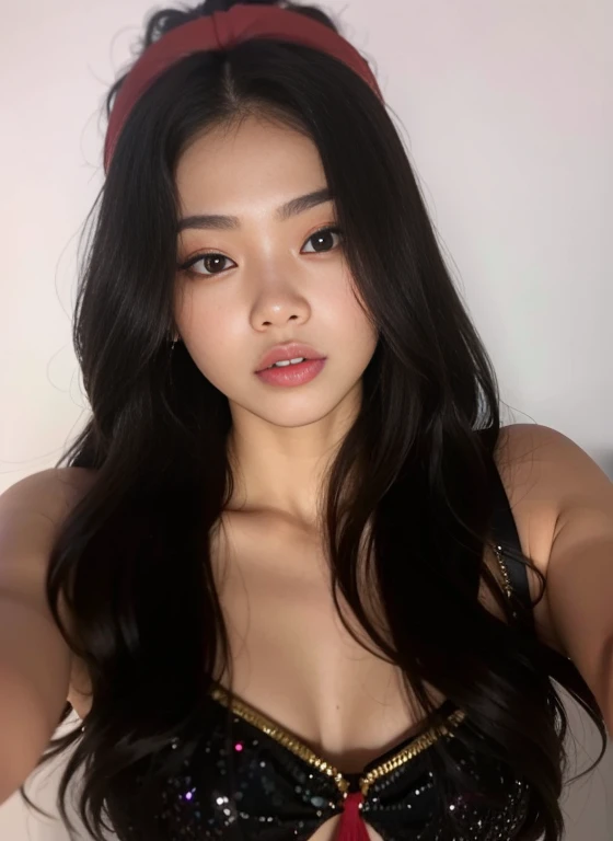 um close up de uma mulher com longos cabelos pretos usando um vestido preto, Jennie Blackpink, an Asian woman, Asian girl, Beautiful Asian girl, Beautiful Asian woman, Asian girl with long hair, gorgeous chinese model, Mai Anh Tran, Asian women, Asian face, basia tran | | |, Retrato Sophie Mudd, a young asian woman, Asian woman, imagem vazada