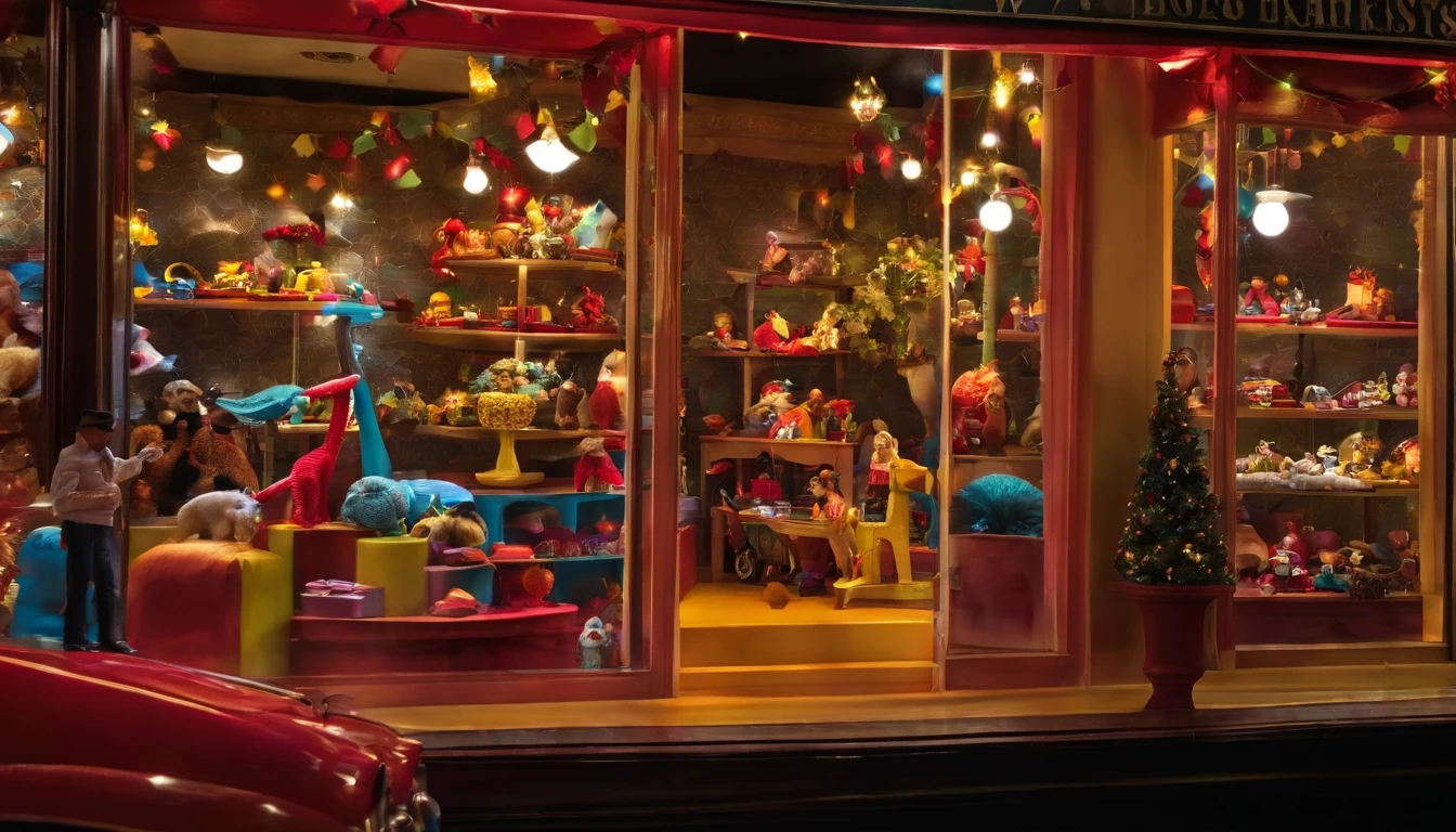Toy Store Window Display