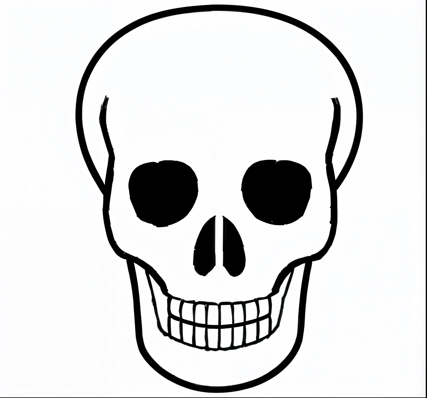 Coloris 16% of this skull in gray 