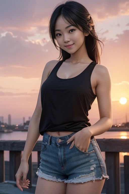 ((Highest quality、Portrait、masterpiece、8k wallpaper:1.3))、Perfect body、Beautiful Face、Delicate eyes、Huge boobs((Dark brown hair、Hair length、Glass transparent underwear upper body、Glass transparent lower body:1.3))、Long legs、On the roof、City View:1.3、Leg spread、Stretch your thighs、Raise both legs、Pull down your underwear to reveal your chest、Do not place your hands on your knees。  seat、Looking up from below、Look at the viewers、Turn your upper body to the viewer、Grab your chest with both hands、Sit on the seat with your legs spread apart、Very short、Wearing underwear that exposes part of the genitals、Two beautiful women、Lesbian couple