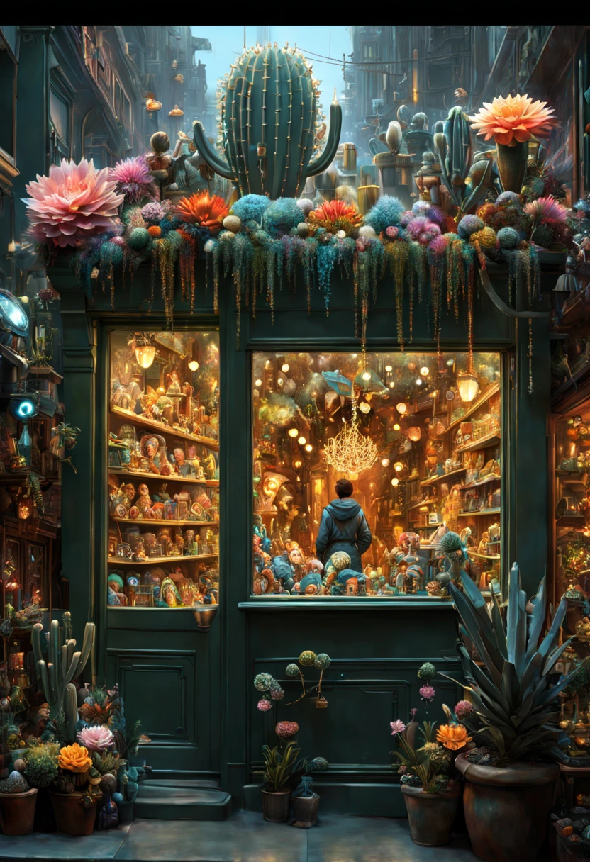 Christmas decor, festive spirit, Pastel assent Holographic shimmering film, Uncomplete pencil sketch of a 3d ddler looking inside a brightly lit Toy Shop Window Displays :: Insanely detailed photograph of toy shop window display of toys toys and toys, dolls, action figures, trains, puzzles,, designed like bonsai, dynamic pose, focus stacking, trompe-l'œil illusionistic detail, maximalist, unfilled, intricate details, Chronoscape timeportal hairs, intricate infinite fractal micro synapses diamond cactus and desertrose, incandescent pearly flowers, ethereal light, Bojan Jevtic, Leonid Afremov,, sharp focus, emitting diodes, smoke, artillery, sparks, racks, unit, motherboard, by pascal blanche rutkowski repin artstation hyperrealism painting concept art of detailed character design matte painting, 4 k resolution blade runner