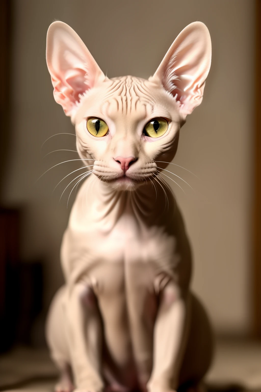 sphynx cat, hairless
((best quality)), ((masterpiece)), (detailed),