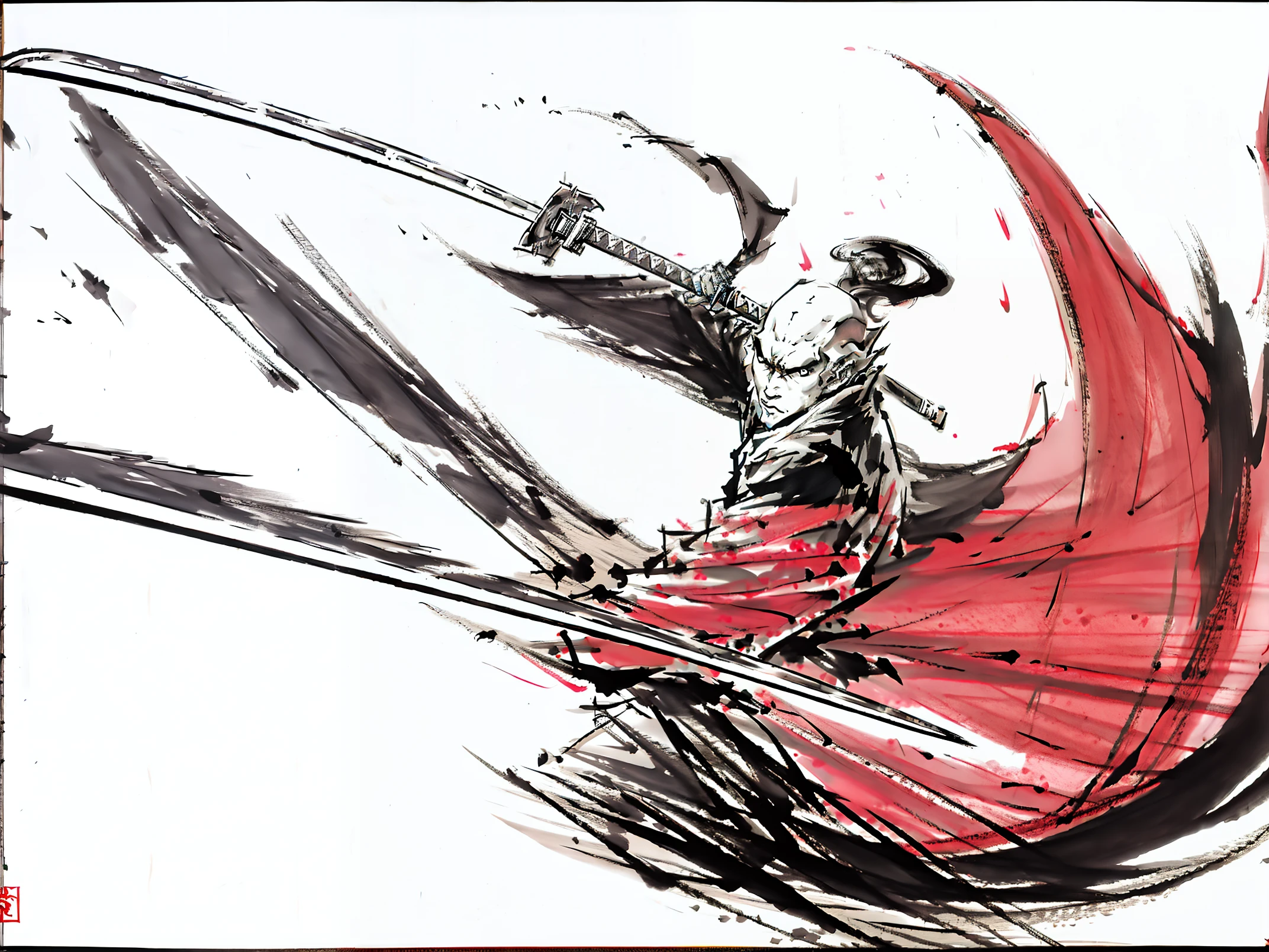 samurai,Japanese sword,master piece,highest quality,ultra high resolution,Super detailed,8K