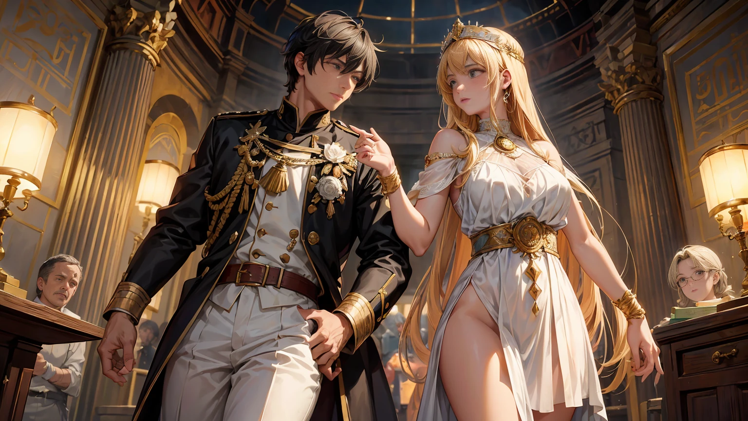 anime. Constantine the Great. Destined to become Emperor of Rome. A boy's growth story. He is a dangerous young man who is friendly and gentle in his daily life, but becomes ruthless and ruthless when necessary. Like a lion. A man who has had an immeasurable impact not only on the Roman Empire, but on the rest of the world. Days of military training, academic education, and field practice in the Roman Eastern Empire. The training and trials of the elders. power struggle. friendship. adventure. His complicated relationship with his father. A mother to protect. Pure love with a pretty and adorable girl who must be protected. Fresh youth. Battle between Germania and Persia. Recapture of Alexandria, Egypt. lyrical. Dramatic. Heartful. Romantic. Real. masterpiece. Super high quality. Ultra high definition. Divine work. A Hollywood historical masterpiece. Drama. Luxurious. Majestic. magnificent. delicate. detail. Elaborate. passion. Cold-hearted. Epic romance.