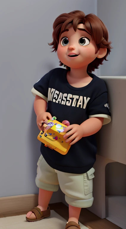 A Disney Pixar style child in high quality, melhor qualidade 