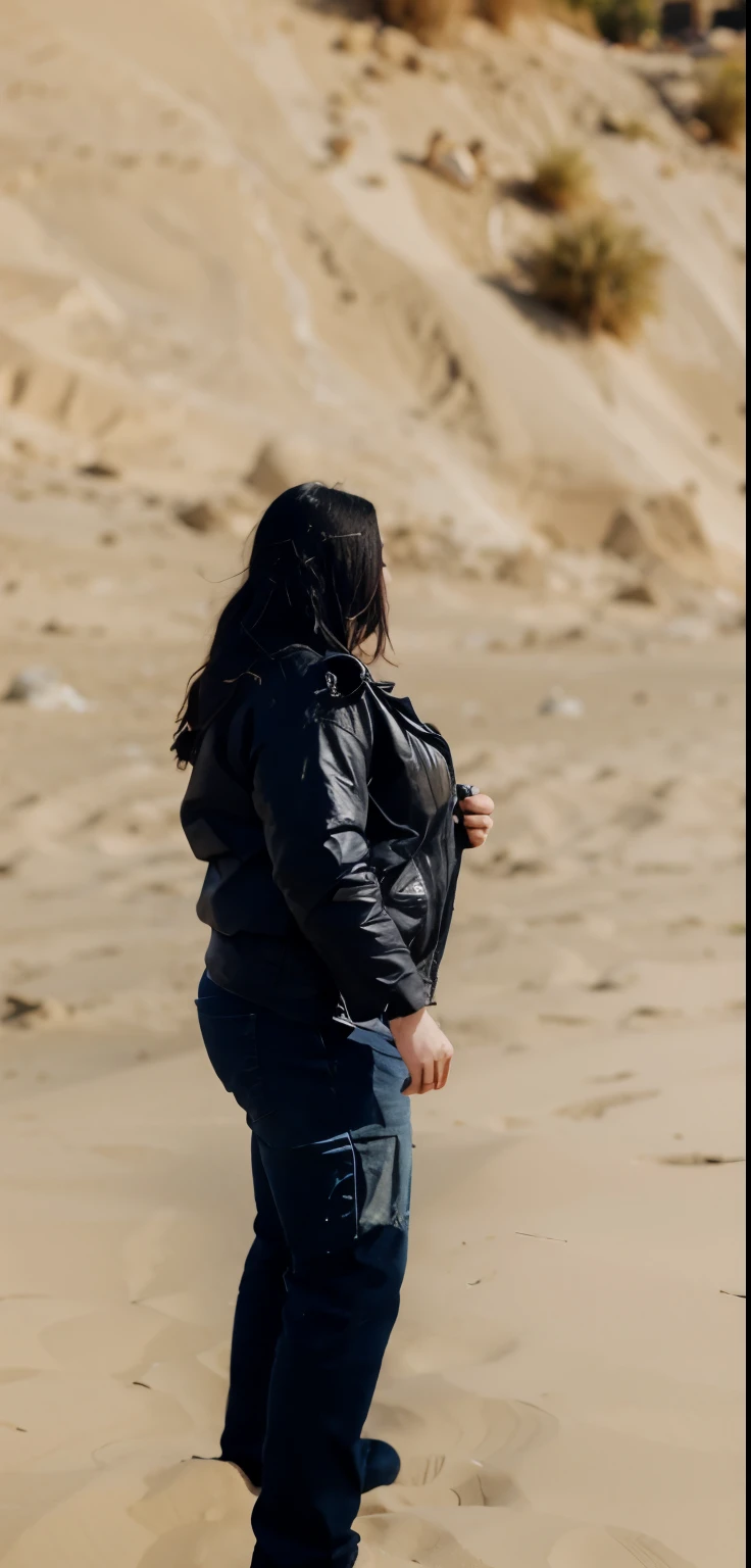 Realistic photo, sand