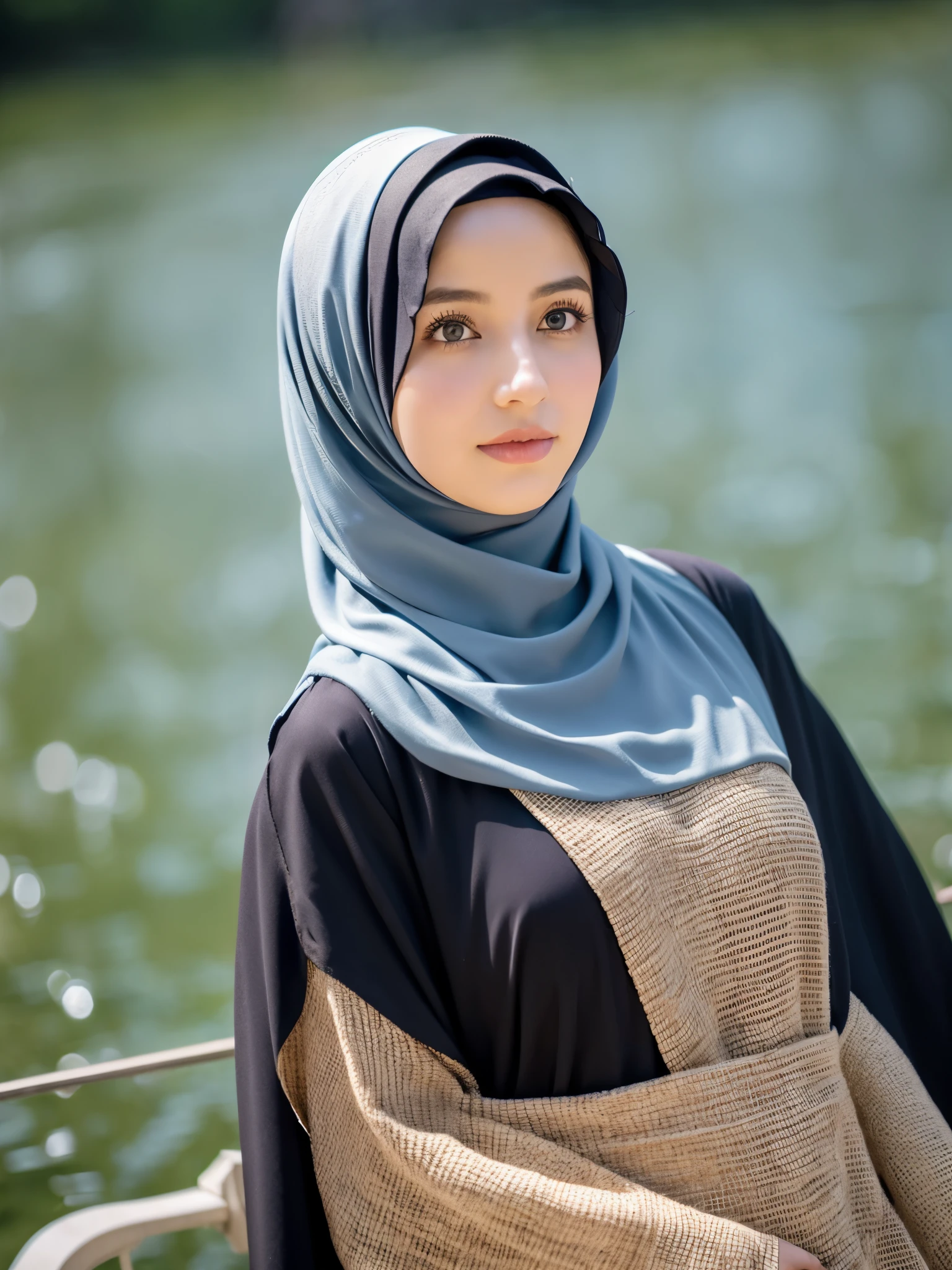 hijab, dress, venesia