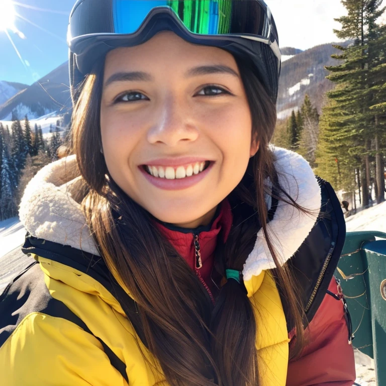 Ski resort、Beauty、smile、Sunny、Erotic