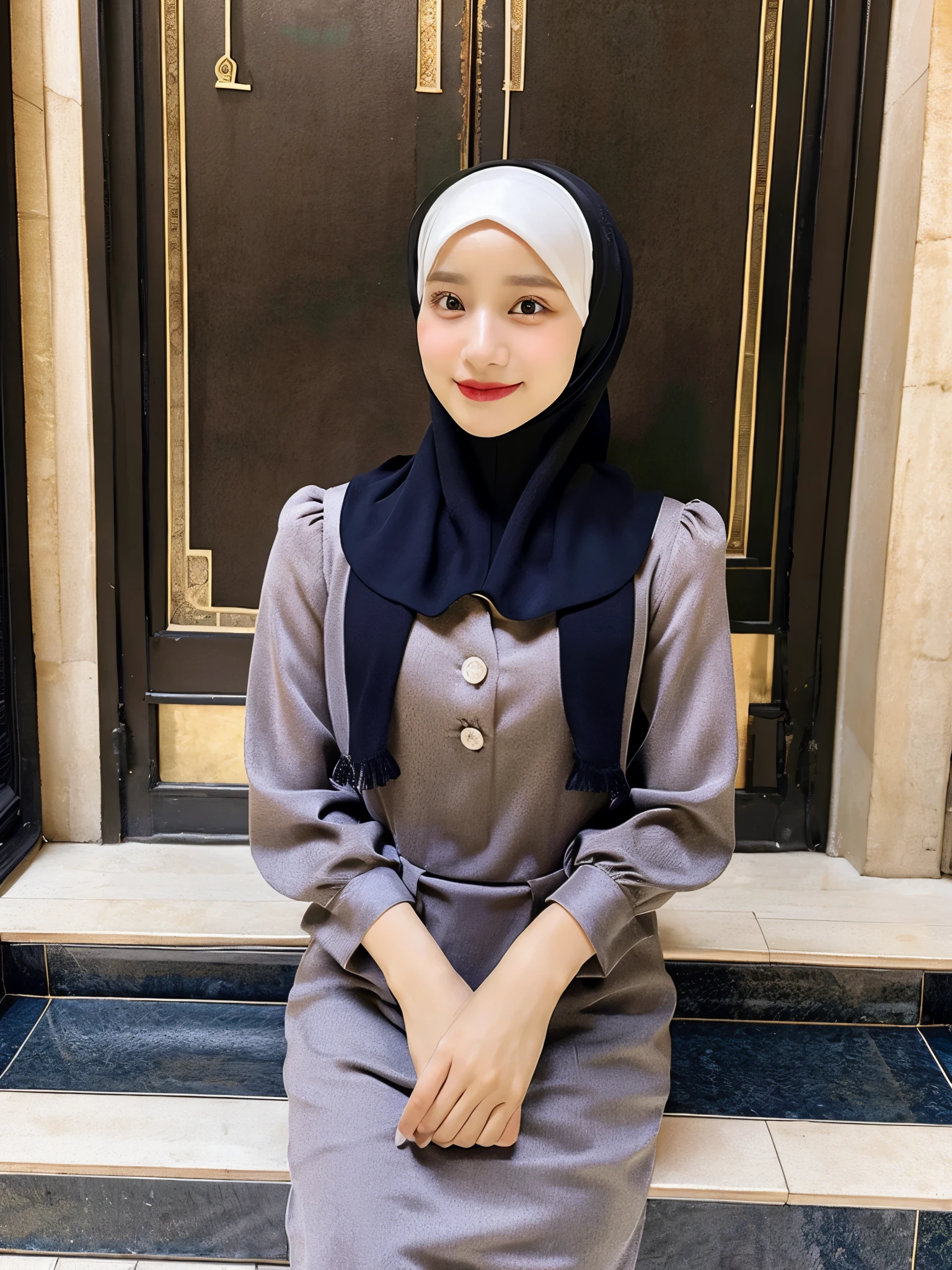 hijab, dress, venesia