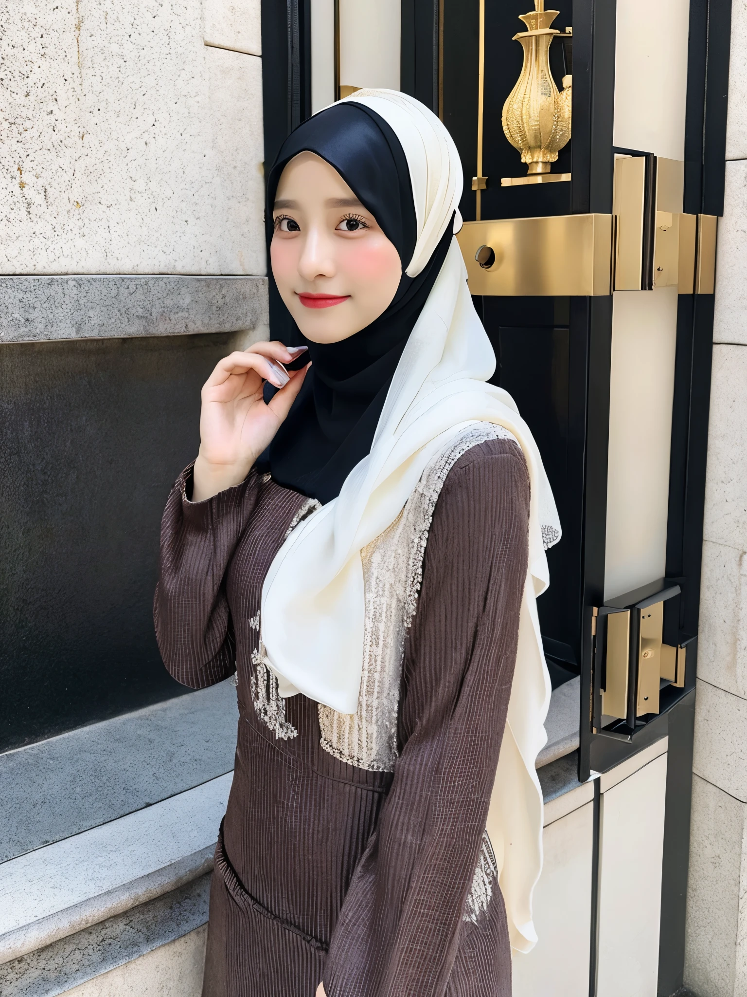 hijab, dress, venesia