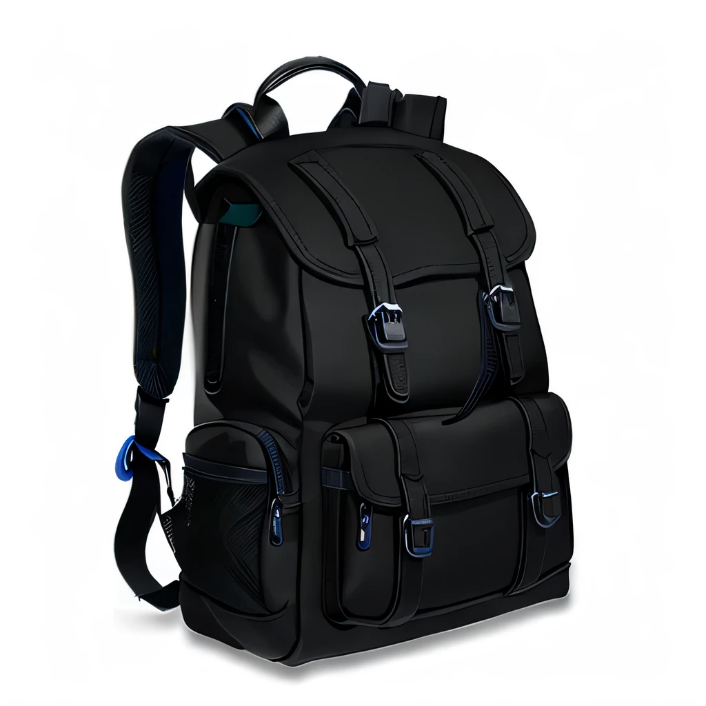 black backpack