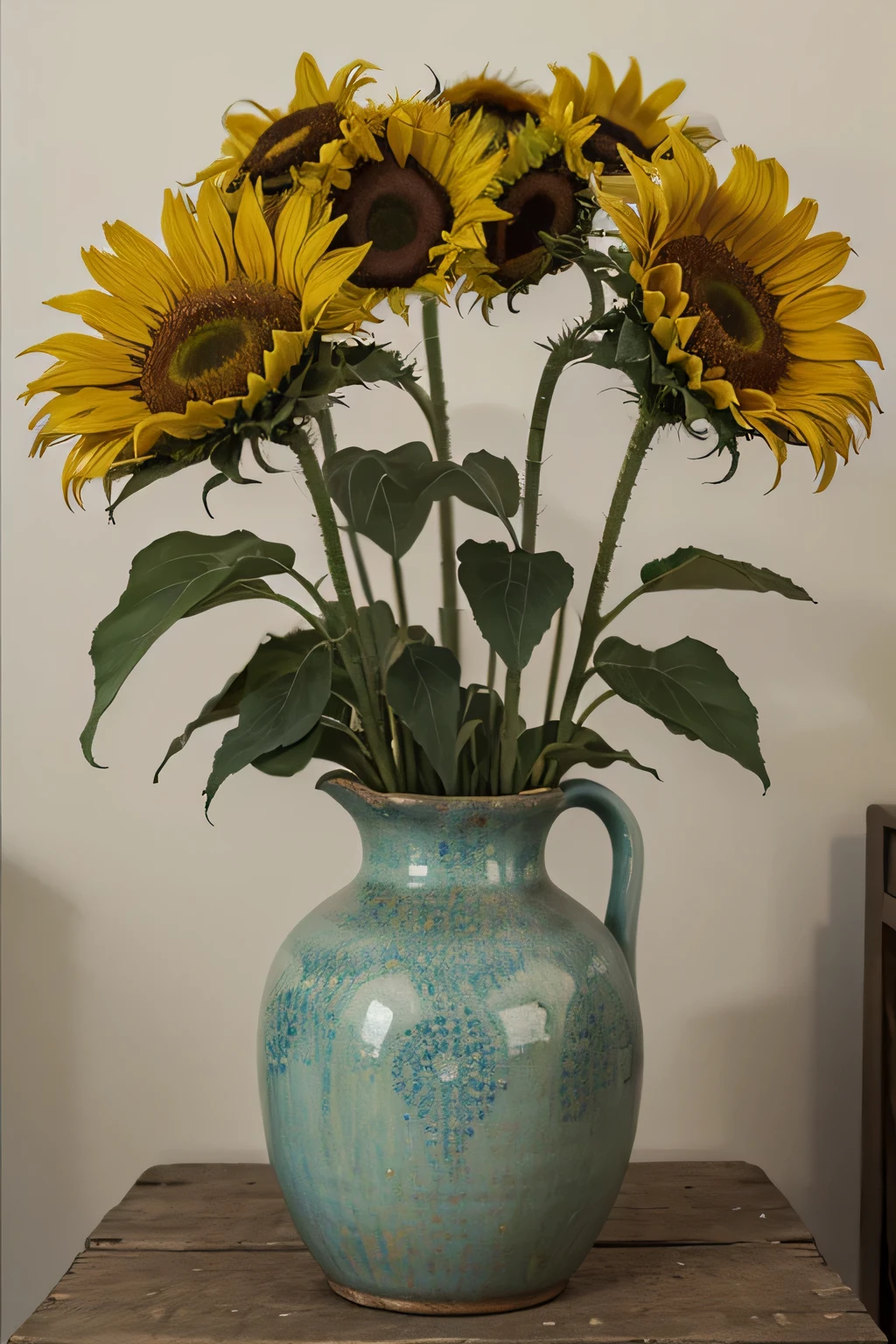 pinta Vincent van Gogh&#39;s Sunflowers