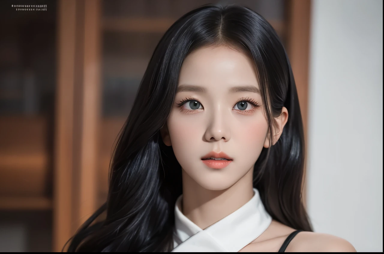 Jisoo has a balanced oval face, với các đường nét delicate, harmony. Her face is considered by many people to be naturally beautiful, No need for a lot of makeup.

Eye: Jisoo has big eyes, round, long lanh, light brown color. Her eyes are likened to "puppy eyes" by cuteness, innocent.
Nose: Jisoo has a high nose bridge, straight, slim. Her nose is considered by many to be the standard of Korean beauty.
Lip: Jisoo has small heart-shaped lips, ruddy. Đôi môi của cô được nhiều người khen ngợi là sexy, charming.
Chin: Jisoo có chiếc cằm V-line slim, delicate. Her chin helps her face look sharper, luxurious.
Jisoo&#39;s body is 162 cm tall and her body measurements are 81-59-87.. Her figure is considered balanced, sexy. Jisoo has porcelain white skin, smooth.