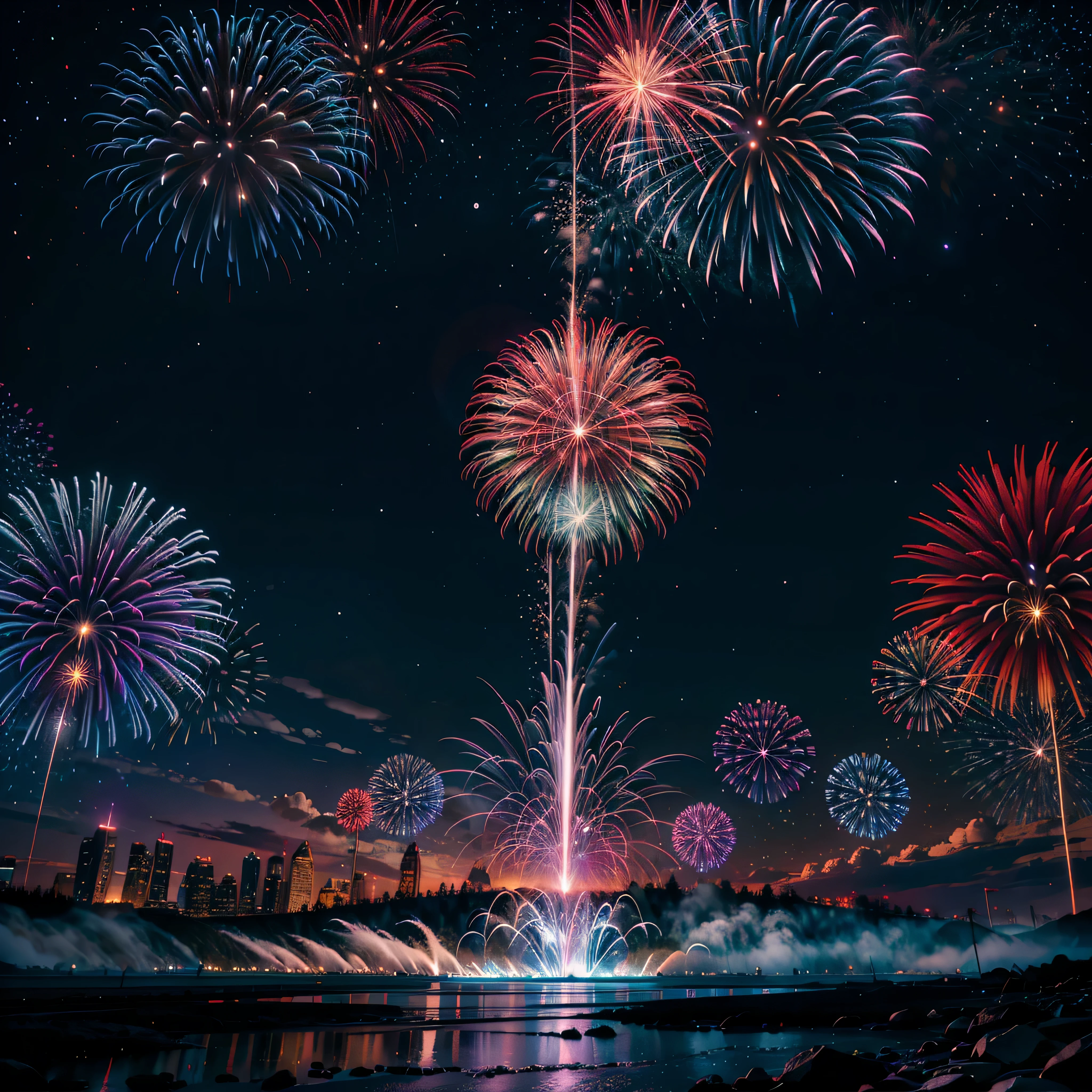 galaxy colorgalaxy spacious nebula dark _night_sky (Splendid fireworks bloom in the dark night sky background) moonset moonrise panoramic moonshine ultra Masterpiece fireworks Colorful_fireworks Envision cityscape bridges adorned patriotic lights fractal fireworks bursting overhead creating dynamic interconnected celebration beholder sundrop Cinematic_moonlight Will-o'-the-wisp ultra_high-def ultra_Photo-realistic optimal ultra_high-quality opengl-shaders ultra_high-details accurate reflex ultra_high-res perfection volumetric lightning improved Octane_rendues UHD XT3 DSLR HDR 3dcg shadow analogiques extatiques symmetrical onyx rubis summon milkweed floraison invoque viceroy magic incandescente creature CGSCOSITY butterfly Cristallines Monarch flash blow glow opale lava Tourmaline plasma "Niagara Falls" hearth monster Fire Blast Flame luminescence graduate backlight varied multi etc. --s 1000 --c 20 --q 20 --chaos 100
