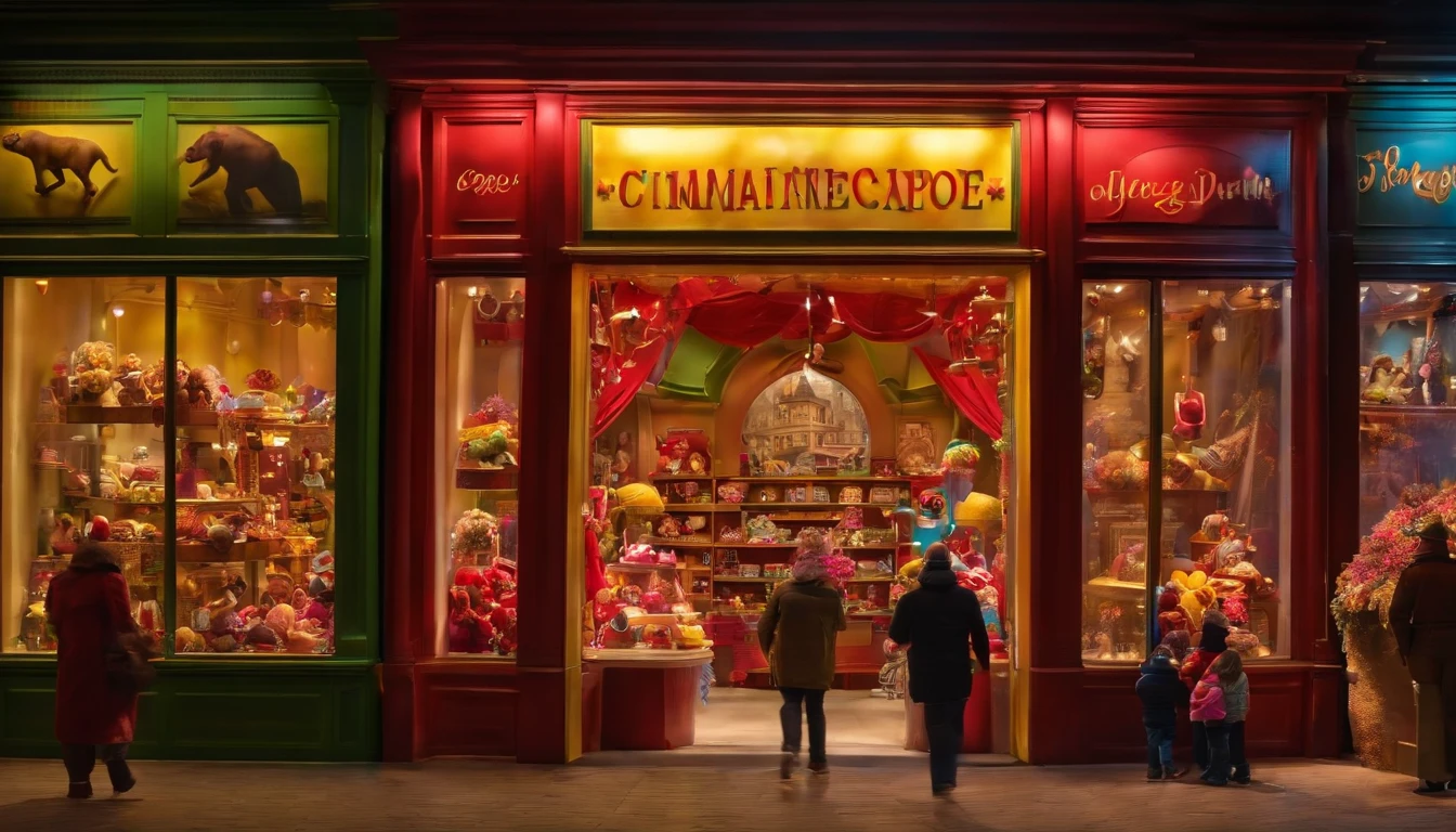 Toy Store Window Display