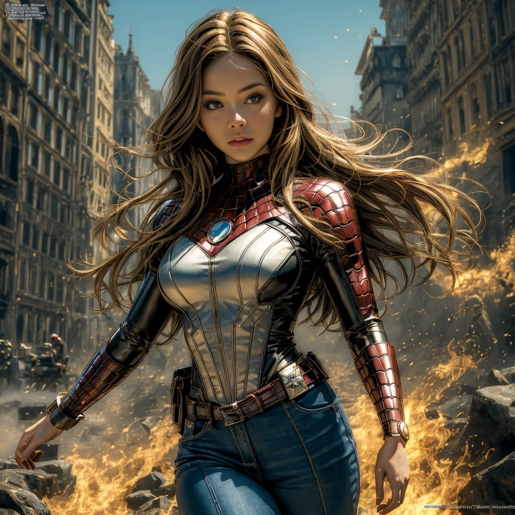 ((best quality)), (highly detailed:1.2), masterpiece, ((official art)),1girl, solo, 25 years old,
symbiote,mj marvel comics ,SVGM, long red hair, hourglass body, big breast,