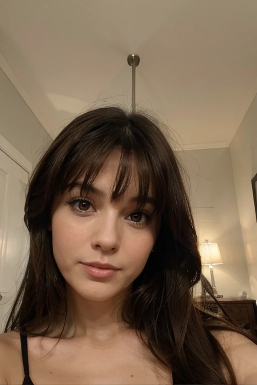 brunette 29 ans femme selfie