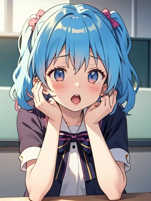 masterpiece, best quality, 1girl, 1man, hetero, vaginal sex, blow job, hand job, fellatio, suck penis, penis, pussy, close-up face, completely nude, 15 yo, (loli:1.2), room, blush, shy, (((embarassing))), Shyness, Embarrassed, Puzzled, (((jitome))), (((glans)))