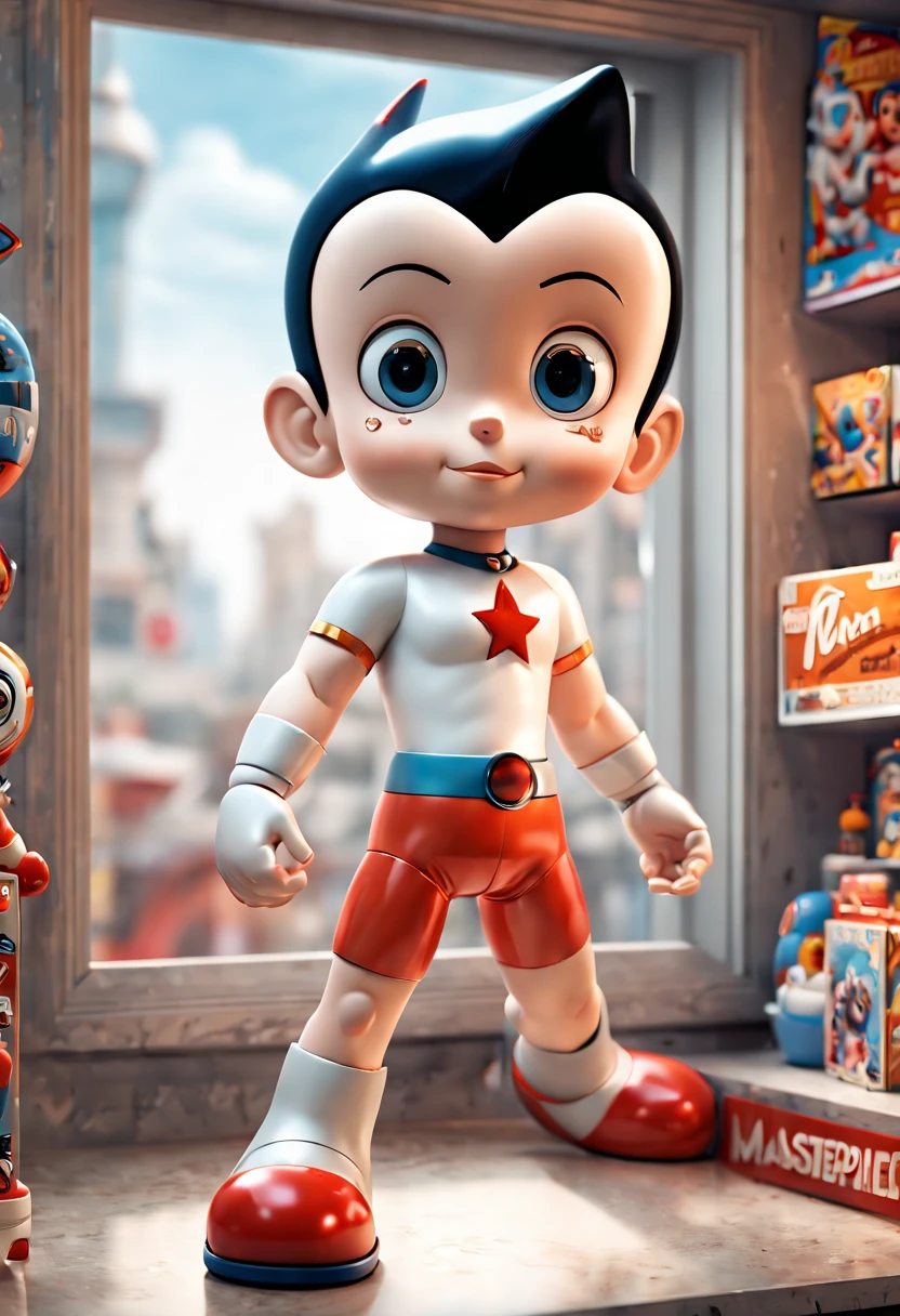 cartoon "Zootopia", Toy Store, Window Display, octane render, enhance, intricate, (best quality, masterpiece, Representative work, official art, Professional, 8k wallpaper:1.3)