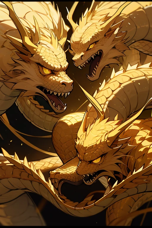 Golden hydra, Three-headed dragon