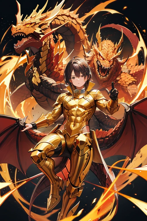 Golden hydra, Three-headed dragon