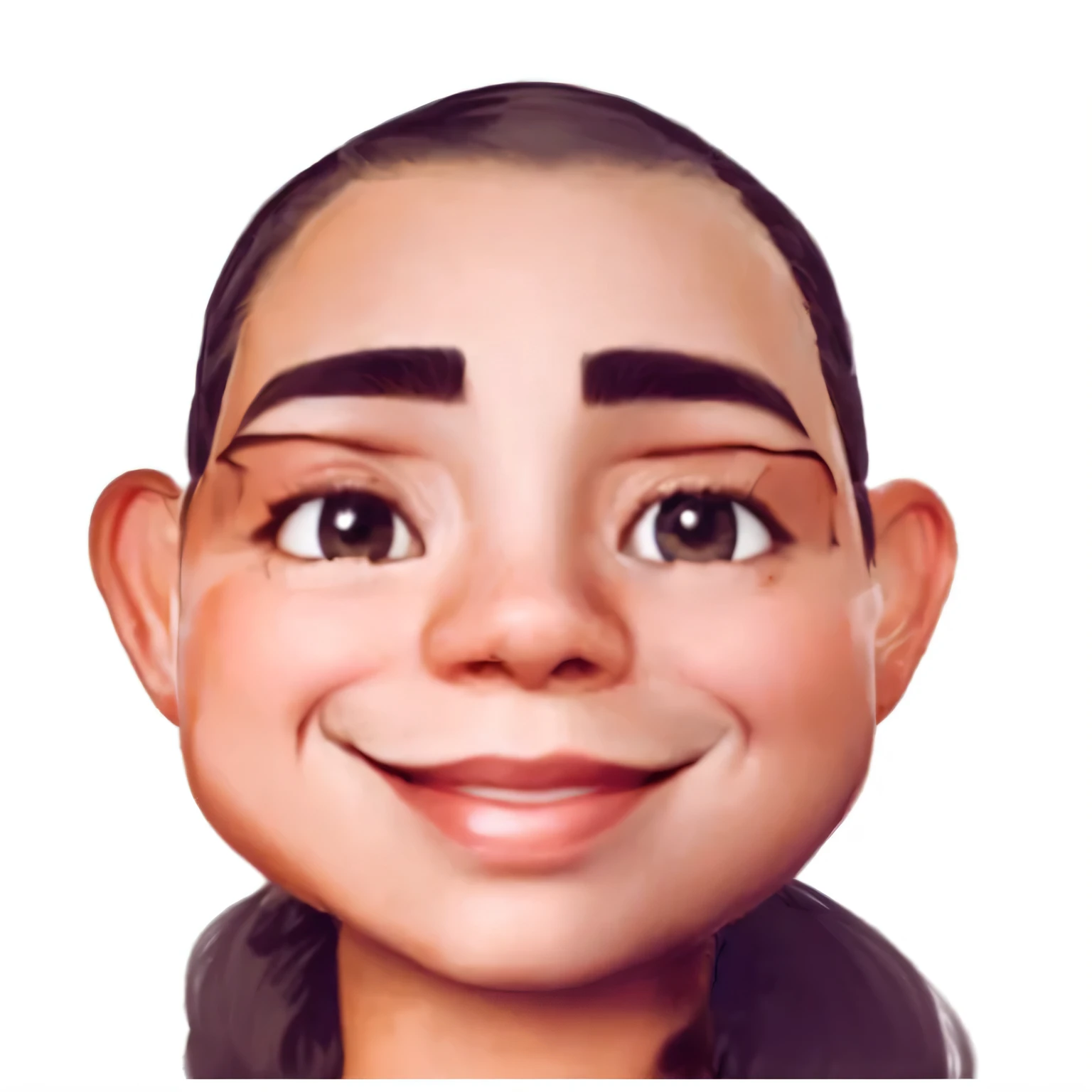 um close do rosto de desenho animado de uma pessoa com um sorriso, rosto muito realista, Rosto extremamente realista, personagem toonix, rosto renderizado realisticamente, with detalhado facial features, rosto muito realista, with fully detalhado faces, altamente_detalhado_face!!!, rosto realista, real detalhado face, single realistic face, rosto hiper realista, highy detalhado face, Rosto hiper-realista