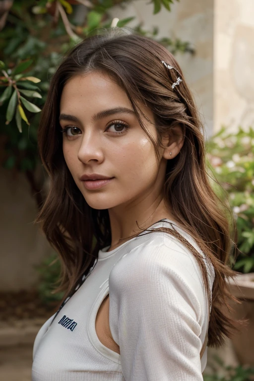 Breathtaking cinematic photo of a 30 year old girl with By the chestnut and Brown eyes, feliz, happy expression, boca cerrada, hermoso lips, detalles intrincados, Poca profundidad de campo, muy detallado, alto presupuesto, epic hollywood movie, gorgeous, obra maestra, premiado, profesional, muy detallado, textura de piel detallada, (rubor: 0.5), (piel de gallina: 0.5). (the most hermoso woman in the world) (By the chestnut) (pelo corto y rizado, Cabello salvaje, corte elegante) cara delgada, nariz fina, hermoso, very hermoso, perfecto face, esbelto body (esbelto), (By the chestnut) (Brown eyes ) (piel blanca) cuerpo hermoso, cara occidental, ojos depredadores, Labios rosados, muslos gruesos. cuerpo completo, belleza occidental, nariz fina, hermoso, perfecto, ((Mejor calidad)), ((Ultraresolution)), ((fotorrealista: 1.4)), (detalles intrincados), perfecto face, constituir: 1.5 , cara clara, Detalles faciales. vista frontal ((uniforme, tactical suit, disfraz de agente, ESPIAR))