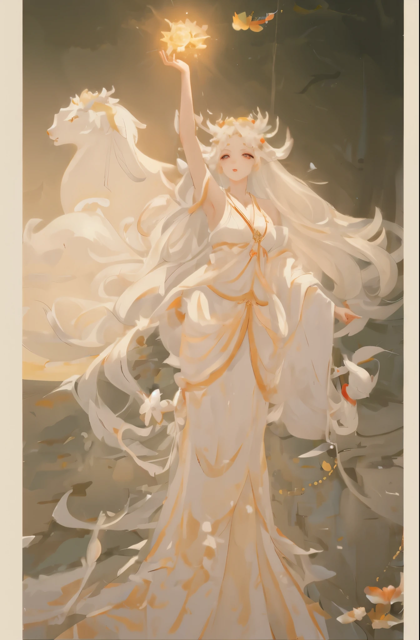 one wearing a skirt、The goddess whose arms can only be stretched out,There a white deer beside me,, the goddess of autumn harvest, the butterfly goddess of fire, guanyin of the southern seas, goddess of autumn, appears as the fire goddess, Queen of the Sea Mu Yanling, Japanese lightning goddess, as the goddess of the sun, summer goddess, goddess of love and peace
