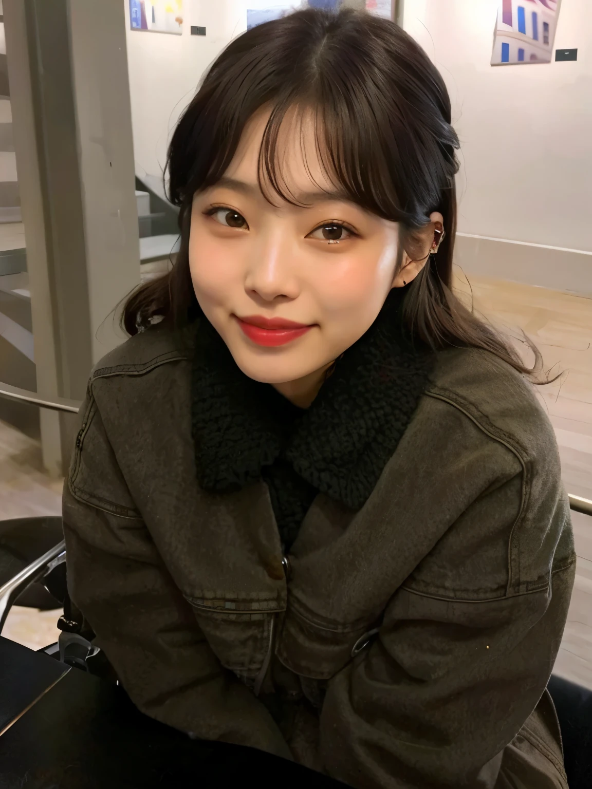 mulher arafed sentada em uma mesa com um prato de comida, Jaeyeon Nam, Jinyoung Canela, Lee Ji-eun, Lee Ji - Eun, Heonhwa Choe, Kim Doyoung, Dom Yunjoo, Hwang SE - EM, wan adorable korean face, Atriz coreana bonito, menina coreana, Parque Ji-min, Shin min jeong, Ulzzang