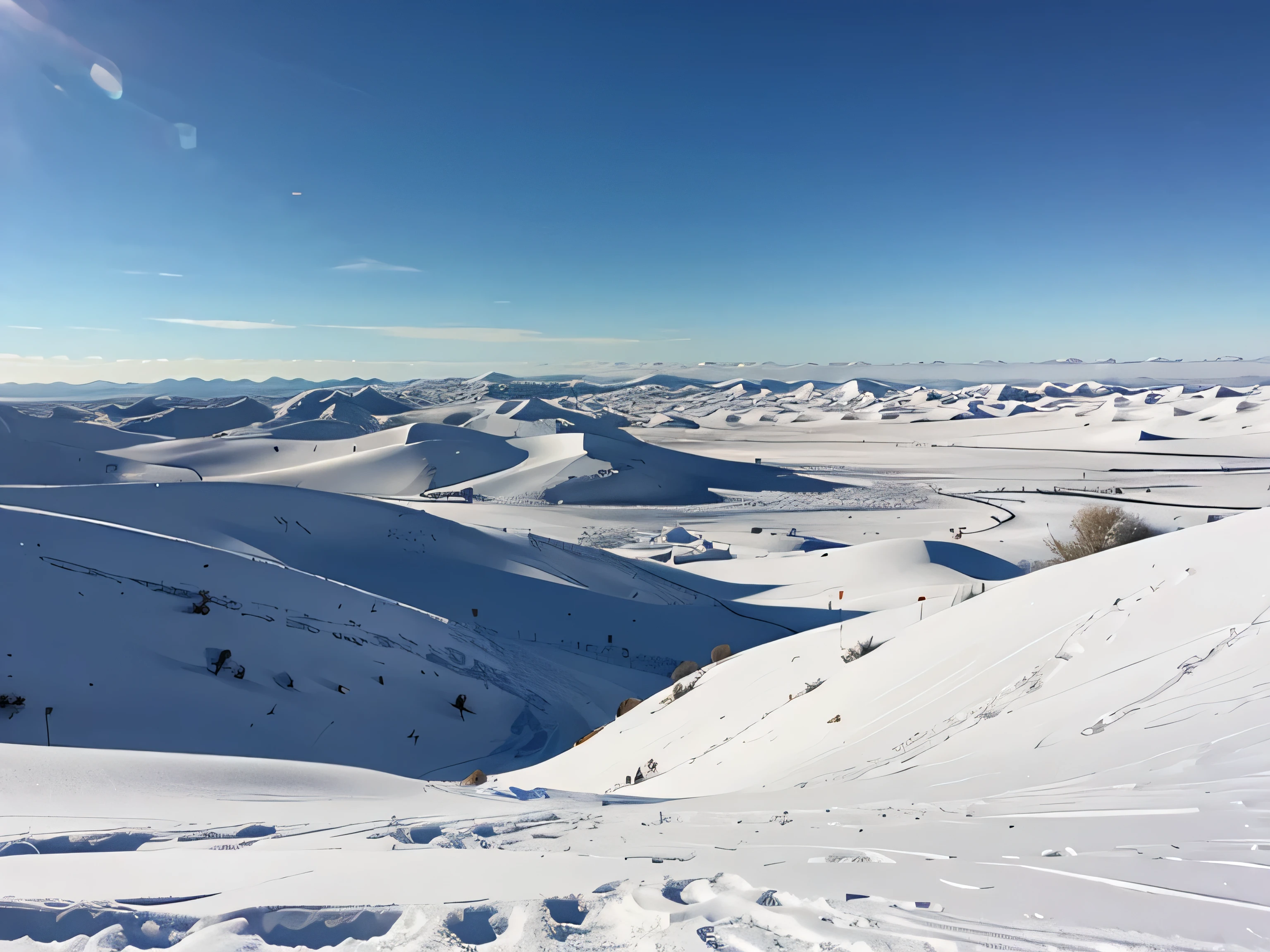 snow desert