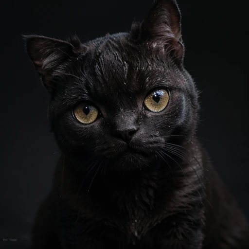 In the midst of a pitch-black background, a medium close-up reveals a charming grey monster with a multitude of endearing eyes. This realistic photograph showcases an incredible level of detail, inviting the viewer to marvel at the exquisite intricacies of the creature's features. The soft, faded photo adds a nostalgic touch to the already mesmerizing image, enhancing its visual appeal. With its adorable appearance and impeccable clarity in stunning 4k resolution, this remarkable image effortlessly captivates the audience's attention.