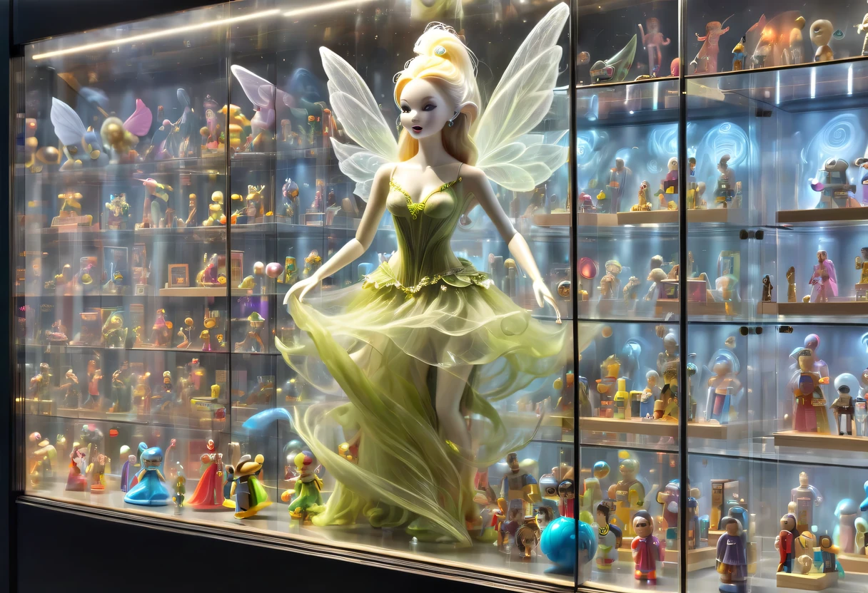 (toy store window:1.5),魔法toy store window里渗出一股神奇的魔法能量,Energy transformed into transparent face,(Toy racks are neatly arranged in the glass showcase:1.6),The magical face floating outside the window,(There are many toys in the toy display window:1.3),locked in window,trapped in toys,Transparent face hidden in the window,Surreal fairy tale fantasy,Epic fairy tale fantasy,Gothic magic toys，hyper detailed masterpiece, Dynamic, good quality,Giant geothermal gliderDonM3l3m3nt4lXL,