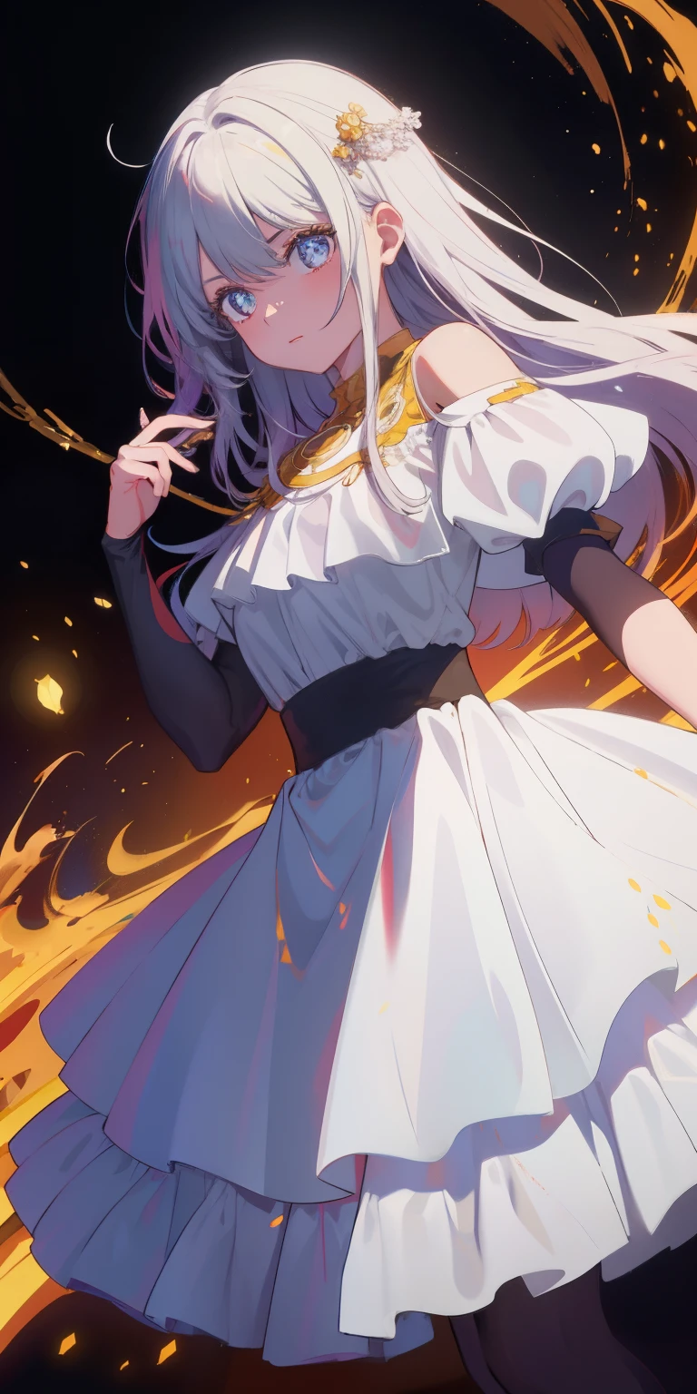 hand and background