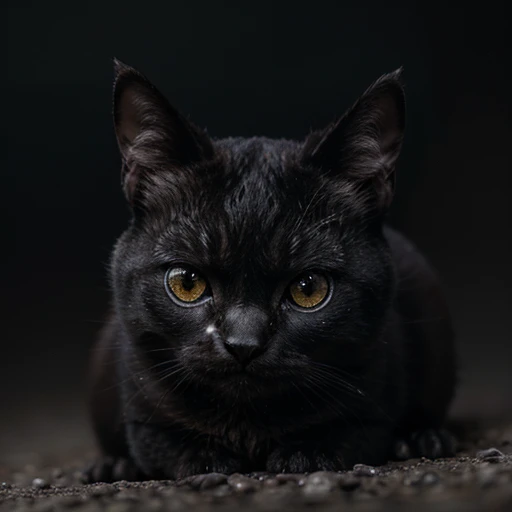 In the midst of a pitch-black background, a medium close-up reveals a charming grey monster with a multitude of endearing eyes. This realistic photograph showcases an incredible level of detail, inviting the viewer to marvel at the exquisite intricacies of the creature's features. The soft, faded photo adds a nostalgic touch to the already mesmerizing image, enhancing its visual appeal. With its adorable appearance and impeccable clarity in stunning 4k resolution, this remarkable image effortlessly captivates the audience's attention.