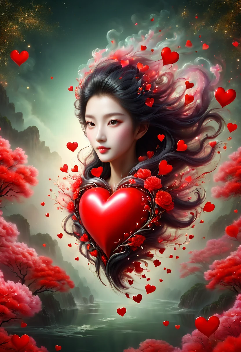 超详细of杰作, 动态of, 很棒of品质,大粉红色of爱, of, of, enchanting, Heart floatingDonM3l3m3nt4lXL,