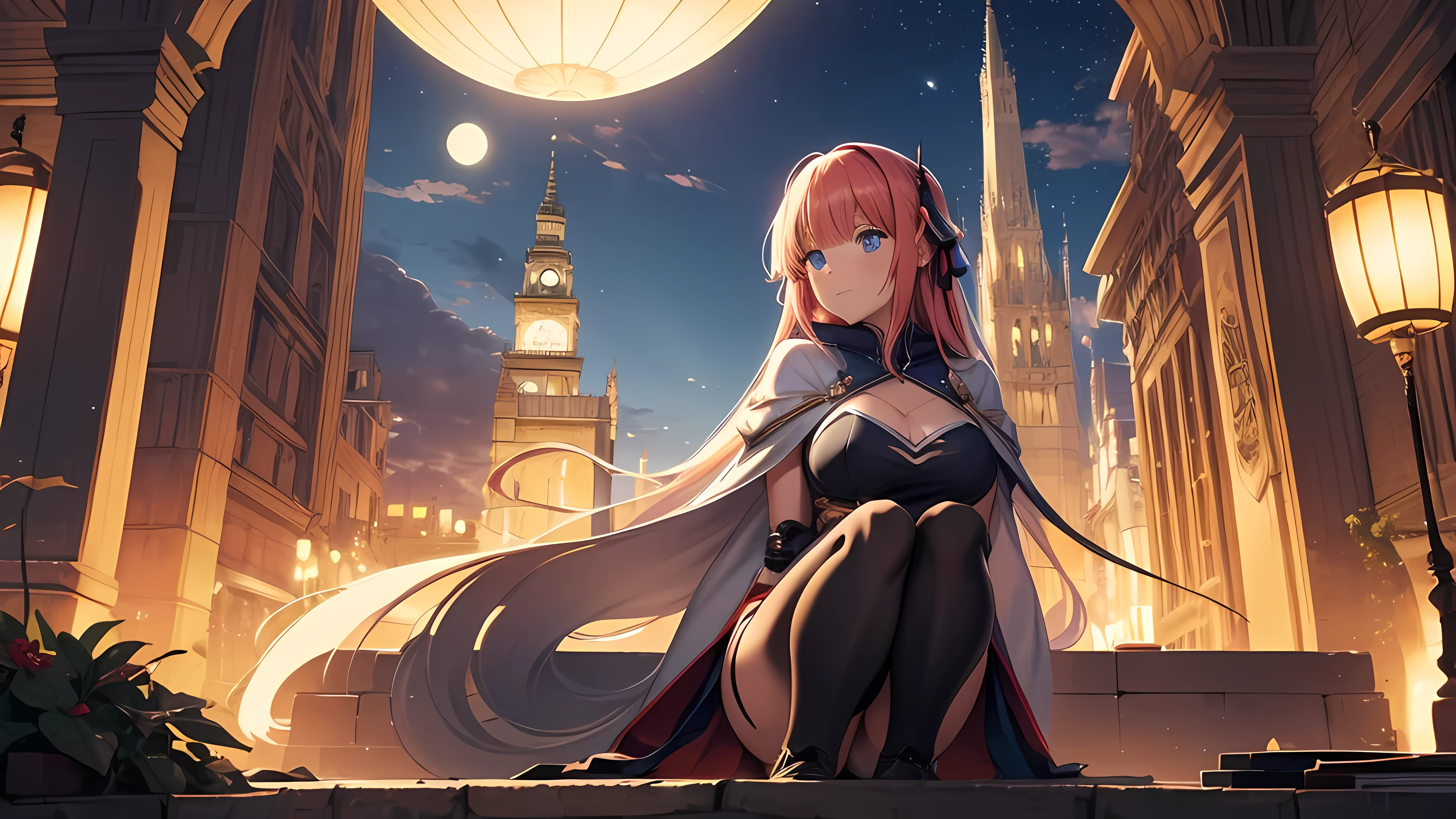 Nino Nakano ,armadura , luz de luna