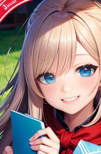 (best quality, masterful, ultra-detailed), portrait, love letter, throw, smiling, blushing