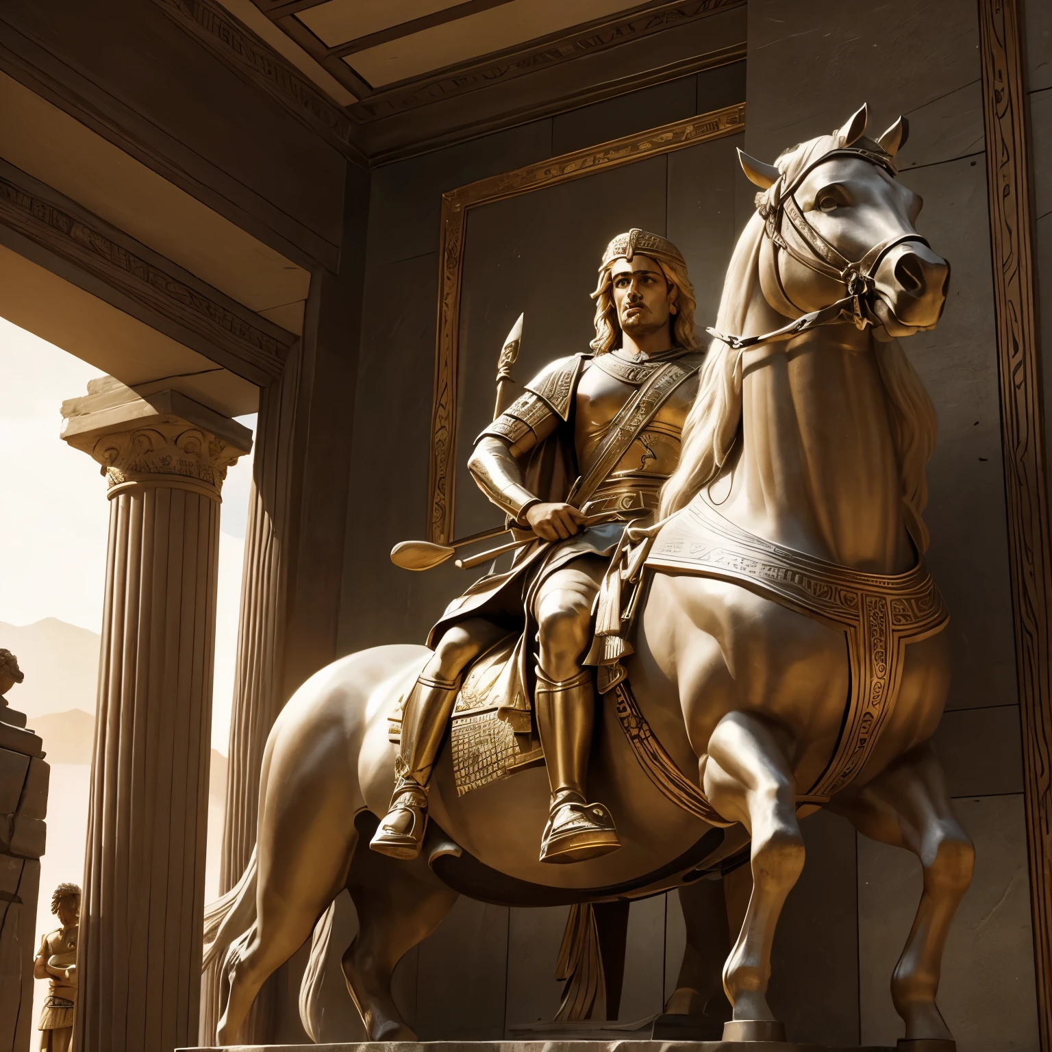 「The man who changed the ancient world、Alexander the Great。his legend is、356 BC、Starting from the birth in Macedonia。」
