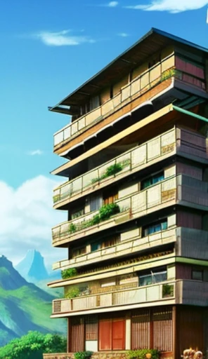 Howl&#39;s Moving Castle Ghibli a huge old Vietnamese apartment building, Hayao Miyazaki, Ghibli Nausicaa of the Valley of the Wind, breath of the wild, epic work
