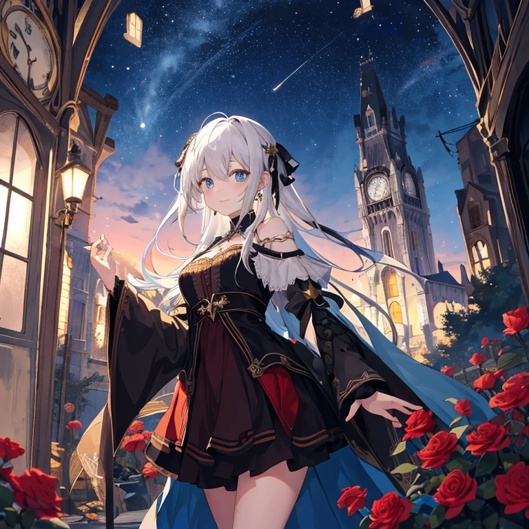 anime girl in a white dress holding a glass of wine, artwork in the style of guweiz, guweiz, guweiz on pixiv artstation, guweiz on artstation pixiv, trending on artstation pixiv, Detailed Digital Anime Art, made with anime painter studio, digital anime art, guweiz masterpiece