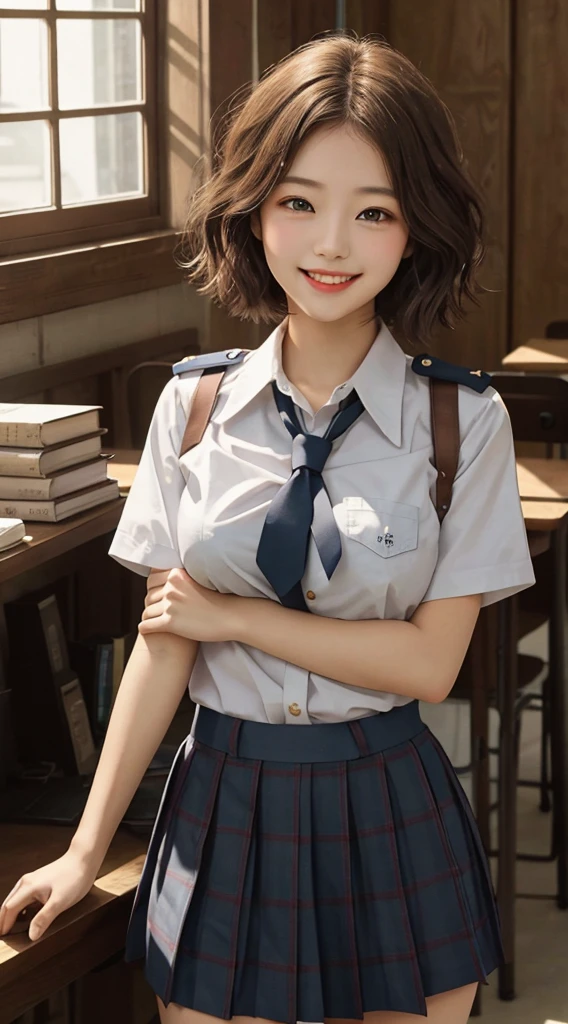 (8K high image quality), (top-quality), (RAW image quality),(masutepiece:1.2), (Realistic), (Photorealistic:1.37), ,largeeyes,long eyelasher,(Live-action realistic style),The Ultimate Face,Photorealistic light and shadow,Clear facial features,,Fair skin, ),Best portraits,Shot from a short distance, 1-girl, Cute,Beautiful detailed eyes,highlydetailed skin,(Beautiful face with double eyelids), (Realism: 1.4),((fullbody image)) ,delicate and beautiful face,,Female about 20 years old,(Beautiful Face 1.4),Short Hair,((Japan high school girl in uniform)),(Make eye contact with your audience),red lipsticks,Lame around the eyes,(Laugh without opening your mouth),((In a flower park rich in nature)),(Sit with your legs upright),panties fully visible.,pink color panties,(I like to show my panties to viewers),(Show your panties to your audience),((Japan schoolgirl uniform)),(Beautiful face illuminated by light),red lipsticks,Lame around the eyes,Y shirt
