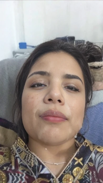 1 mature woman, 25-years-old, long hair, huge boobs, in the room, cum shot sperm all over her body girl