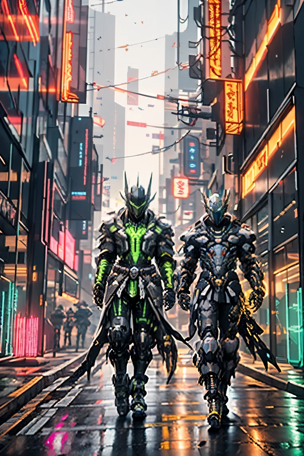 there a man in a black and green outfit with a backpack, cyberpunk streetwear, cyberpunk suit, cyberpunk street goon, cyberpunk wearing, cyberpunk techwear, muted cyberpunk style, has cyberpunk style, style of cyberpunk, wearing cyberpunk streetwear, cyberpunk soldier, hyper-realistic cyberpunk style, cyberpunk character design, all black cyberpunk clothes, crow in cyber armour, cyberpunk clothes, front facing face
