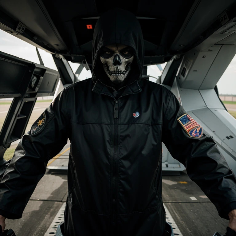 the grim reaper as a fighter pilot