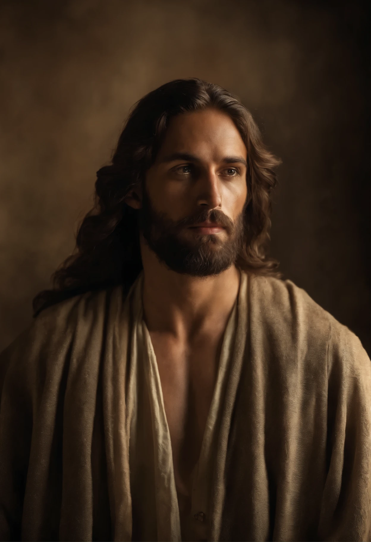 Jesus Cristo na cruz, ultra detalhado e realistico